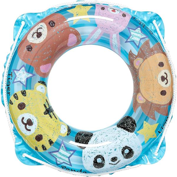 イガラシ クレヨンどうぶつウキワ（ブルー）45cm ロープ付 RGB-345V(キャラクターグッズ)