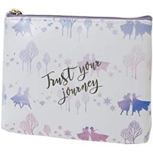 アナと雪の女王 2 ミニポーチ ポケットティッシュケース/シルエット ホワイト ディズニー キャラク...