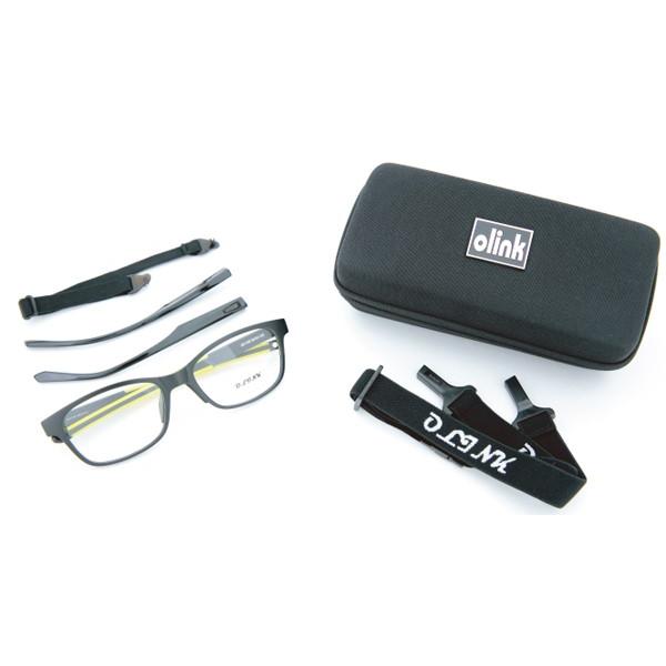 olink オーリンクサングラス222（ブルーライトカットレンズ・偏光レンズ）テンプル交換フレーム ...