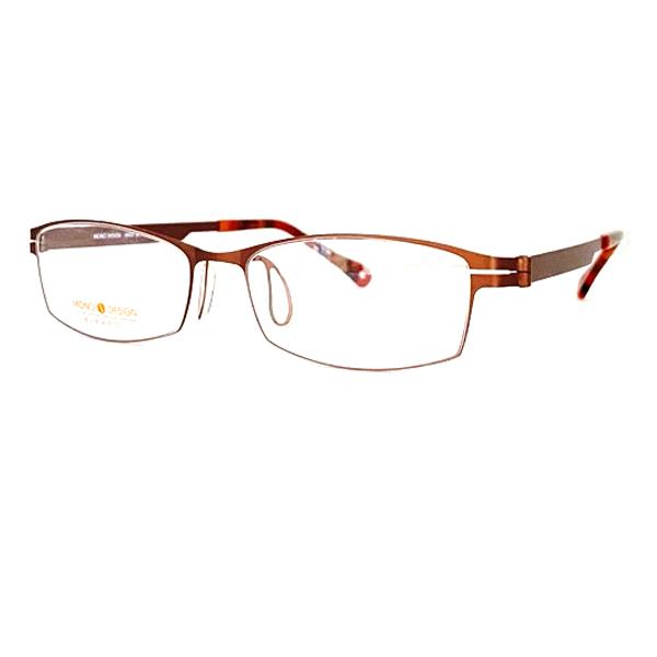 MONO DESIGN モノデザイン MT-011　col.A2　メガネフレーム　ブラウン　53サイ...