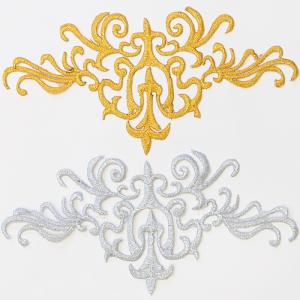 刺繍 ワッペン アイロン接着可 約20.5cm 1枚 《 衣装