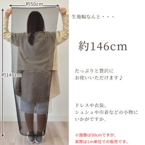 1m幅広 約146cm シャイニー オーガンジ...の詳細画像2