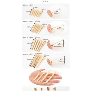 ヘアピン ヘアクリップ 全4サイズ ■ ヤット...の詳細画像2