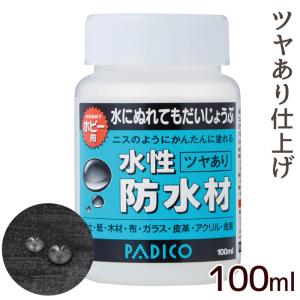 パジコ PADICO 水性 防水材 ツヤあり 100ml ■ 水性防水材 防水 塗料 ホビー用 ニス 透明 クリア つや出し 艶 粘土 ねんど レジン 木材 ■｜手作り工房 MYmamaヤフー店