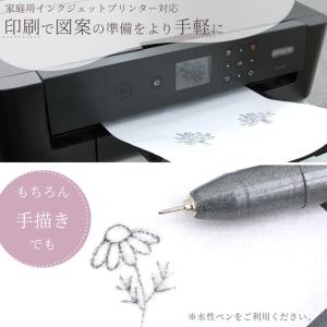 刺繍シート 水で溶ける シールタイプ A4 単...の詳細画像3