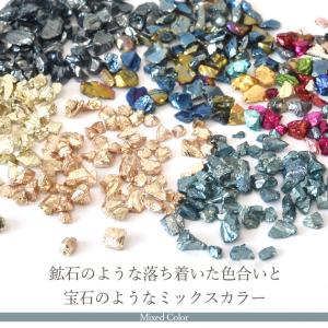 ガラス カレット 封入パーツ レジン 6色セッ...の詳細画像3
