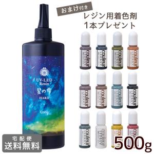 PADICO レジン液 UV-LEDレジン 星の雫 ハード 詰替用 500g(2本 PADICO レジン液 UV-LEDレジン 星の雫 ハード 詰替用 500g(2本