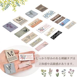 タグ フラワー 刺繍 タグ ワッペンなど 17...の詳細画像2