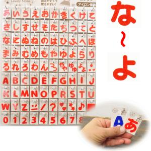 ラブリーネーム 赤 お名前ワッペン数字 □ ハンドメイド 手芸 手作り