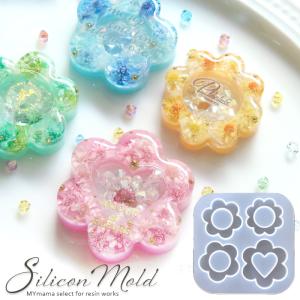 MY mama レジン枠 少々難あり セッティング台付き ヘアゴム 1個 全10種