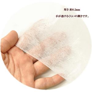 接着芯 薄手 100cm × 200cm 不織...の詳細画像2