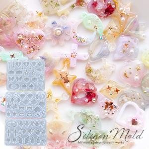 MY mama 薔薇のチャーム5個セット □ デコパーツ ピアス イヤリング