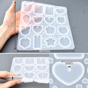 シリコン モールド 穴あき ぷっくり プレート...の詳細画像5