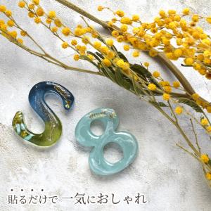 レジン ネイル 英字 筆記体 ミニ デコ シー...の詳細画像3