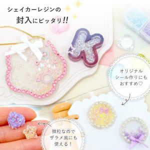 シャカシャカ 封入 微粒 オーロラ アクリル ...の詳細画像2