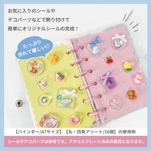 ミニ アクリル プレート 全4種 12〜20個...の詳細画像2