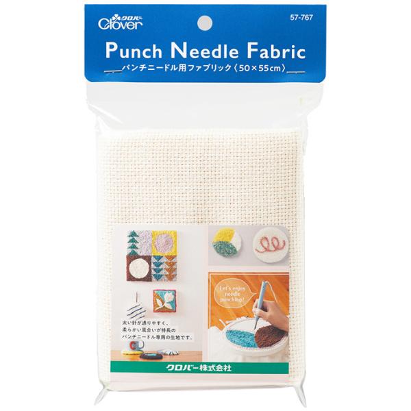 クロバー パンチニードル用ファブリック 50 × 55 cm ■ Clover 布 刺しゅう 57-...