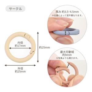 カラビナ キーホルダー おしゃれ パーツ カラ...の詳細画像5
