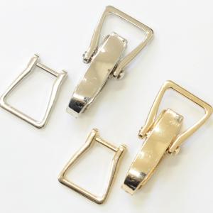 ビットパーツ 1組入 55mm 全2色 ■ ハンドメイド 手芸 手作り 5.5cm ナスカン 角ナスカン ゴールド シルバー 持ち手 ショルダー 回転 クリップ ■