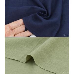 綿スラブ ワッシャー生地 綿100% 幅広 1...の詳細画像5