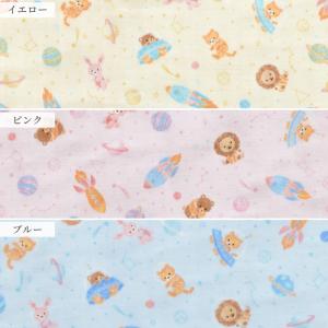 生地 布 布地 ダブルガーゼ 宇宙 アニマル ...の詳細画像5