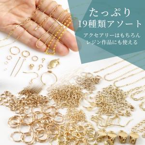 アクセサリー パーツ セット 19種類 ケース...の詳細画像1