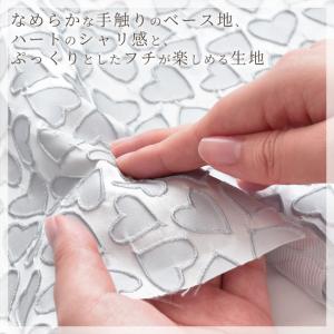 生地 ハート サテン ジャガード織り ポリエス...の詳細画像4