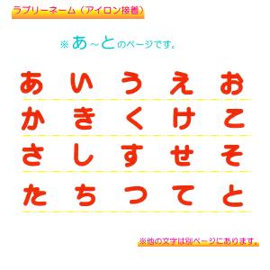 ラブリーネーム 赤 お名前ワッペンあ〜と ■ ...の詳細画像1