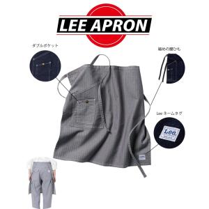 Lee 腰下 ミドル丈 エプロン デニム ヒッ...の詳細画像1