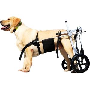 調整可能な犬用車椅子、大型犬の後ろ足用ペット用車椅子、ウォーキングホイール犬用車椅子後肢リハビリテーション、20?60kgの犬に適しています｜mya-bussan