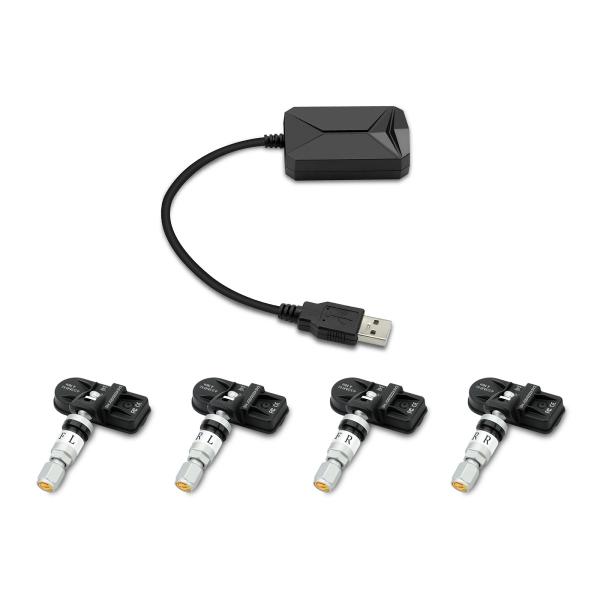(TPMS08) XTRONS タイヤ空気圧監視 Android機種専用 USB接続 内蔵式センサー...