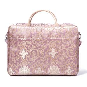 B2905P パソコンバッグ　女性用　アリー(Ally)-Silk風-pink  abbi newyork<br>｜mycaseshop