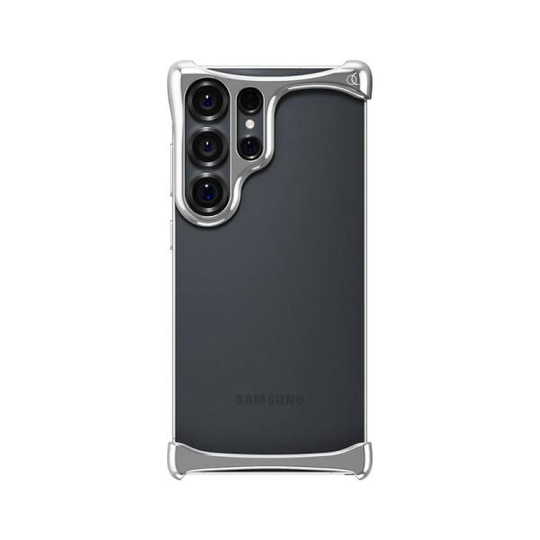 【Arc Pulse公式】 Galaxy S25 Ultra バンパー ケース アルミ・ミラーシルバ...