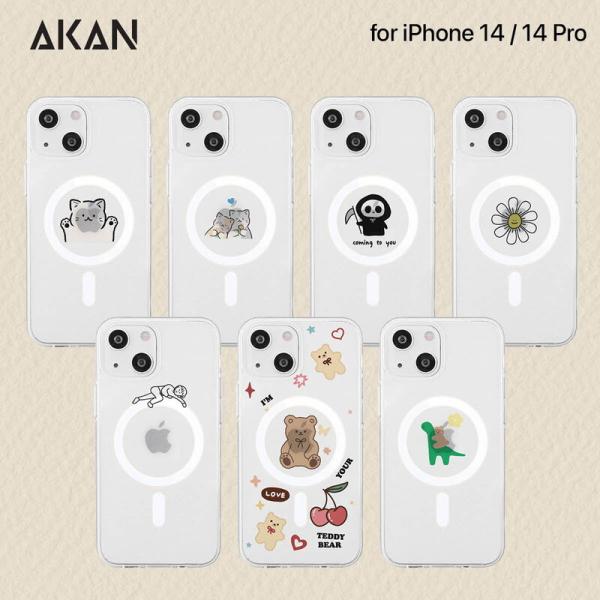 アイフォン14 ケース カバー [ iPhone 14 / 14 Pro ] magsafe対応クリ...