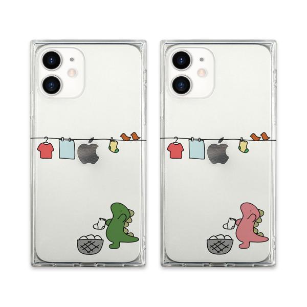 iPhone SE (第3世代 / 2022年) ケース カバー AKAN ソフト スクエアケース ...