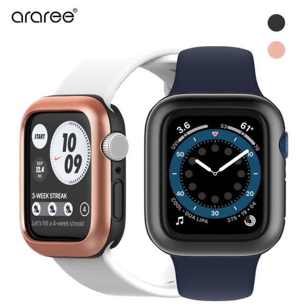 【40mm アップルウォッチ ケース】araree Apple Watch デュアルレイヤーケース ...