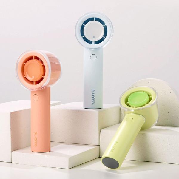 ハンディファン ミニヘッド Z Fan 携帯扇風機[最大16m/s 最大16時間 隠し羽根 シリコン...