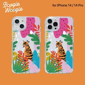 アイフォン14 ケース カバー [ iPhone 14 / 14 Pro ] オーロラケース Tiger（タイガー） ホログラム 背面カバー ブギウギ かっこいい イラスト｜mycaseshop