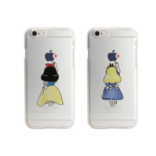 iPhone6s/6 ケース Dparks ソフトクリアケース ファンタジー童話 お姫様 アリス （...