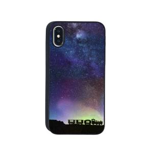iPhone XS / X ケース Dparks Twinkle Case 銀河の列車アイフォン カバー ホログラム