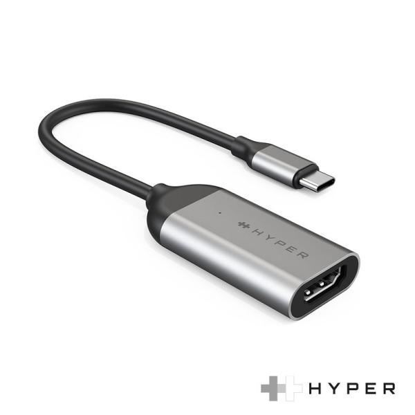 Hyper USB-C to 8K 60Hz / 4K 144Hz HDMI アダプタ HyperD...
