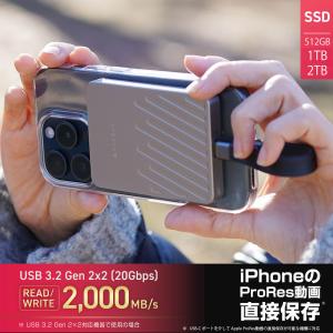 Apple ProRes動画 HACRAY MagDrive 2TB MagSafe対応 外付け SSD