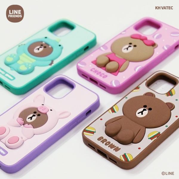 iPhone 11 Pro ケース カバー LINE FRIENDS SILICON  [iPhon...