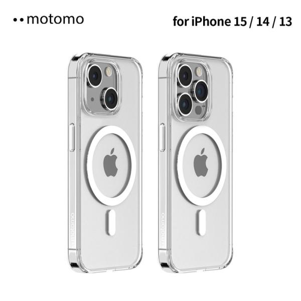 iPhone15用 アイフォン15 iPhone 15/14/13 motomo MAGSAFE C...