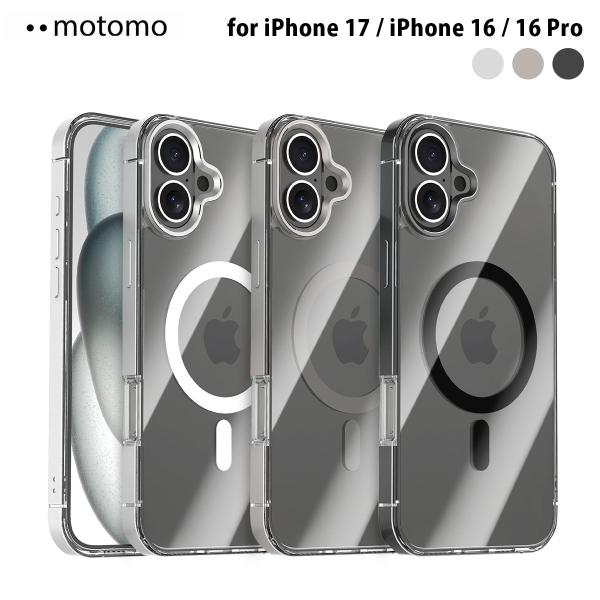 [ iPhone 17 用] motomo MagSafe対応 METAL CASE バンパー風 ア...