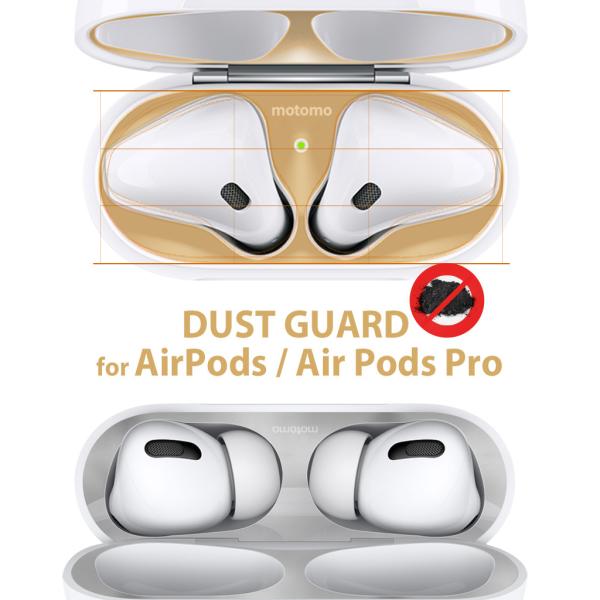 motomo AirPods用 Dust Guard 金属粉侵入防止シール ダストガード for A...