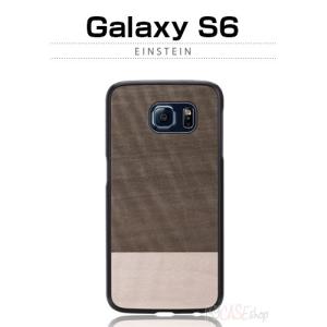 Galaxy S6 ケース Man&Wood 天然木ケース Einstein（テンネンモクケース アインシュタイン）ギャラクシー｜mycaseshop