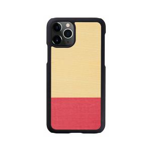 iPhone 11 Pro ケース 天然木 Man&Wood Miss match（マンアンドウッド ミスマッチ）背面 カバー スマホケース 木製｜mycaseshop