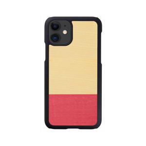 iPhone 11 ケース 天然木 Man&Wood Miss match（マンアンドウッド ミスマッチ）アイフォン 背面 カバー ス 木製｜mycaseshop