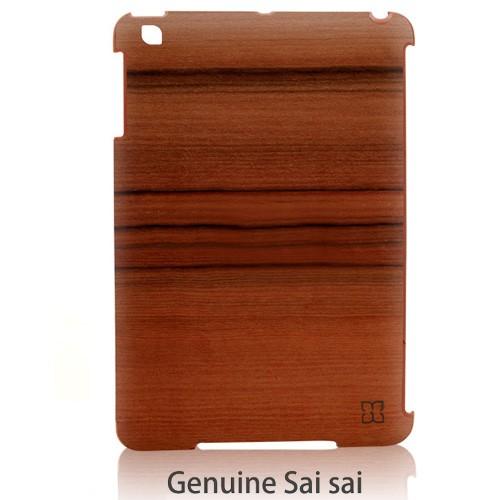 iPad miniman&amp;wood Real wood case Genuine Sai sai I...